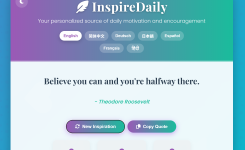 Inspire Daily Web Page